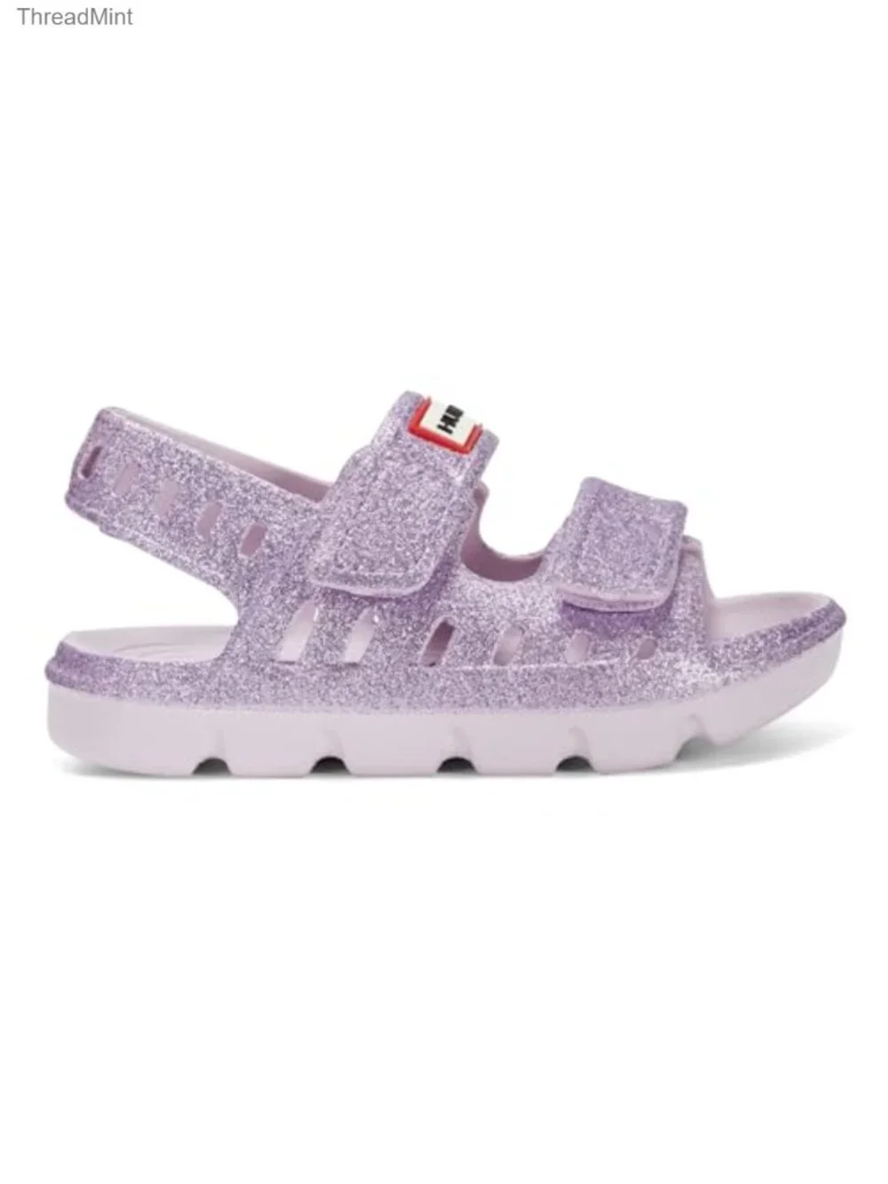 Kids Water Friendly Sandals with Scalloped Outsole Cushioned Footbed Hook Loop